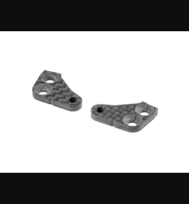 Xray - Xray Spare Parts CARBON EXTENSION FOR ALU STEERING BLOCK (1+1) - 1 SLOT - XR362272