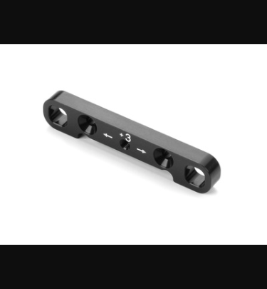 Xray - Xray Spare Parts ALU LOWER SUSP. HOLDER FOR HS BULKHEAD - WIDE - FRONT-FRONT - XR362314