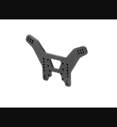 Xray - Xray Spare Parts XT4 GRAPHITE SHOCK TOWER FOR HS BULKHEAD - REAR - 3.5MM - XR363086