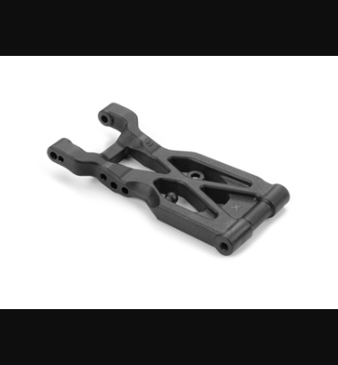 Xray - Xray Spare Parts COMPOSITE SUSPENSION ARM REAR LOWER RIGHT - 3-HOLE - HARD - XR363114-H