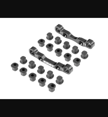 Xray - Xray Spare Parts ALU REAR SUSPENSION HOLDERS - EXTRA HIGH ROLL CENTERS - SET - XR363300