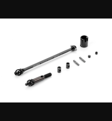 Xray - Xray Spare Parts ECS FRONT DRIVE SHAFT 84MM WITH 2.5MM PIN - HUDY SPRING STEELā„¢ - SET - XR365203