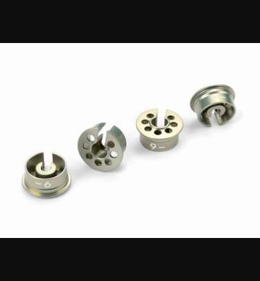 Xray - Xray Spare Parts ALU SHOCK SPRING RETAINING COLLAR -6MM (4) - XR368027