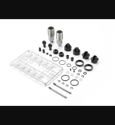 Xray - Xray Spare Parts REAR SHOCK ABSORBERS - BIG BORE - SET (2) - XR368201