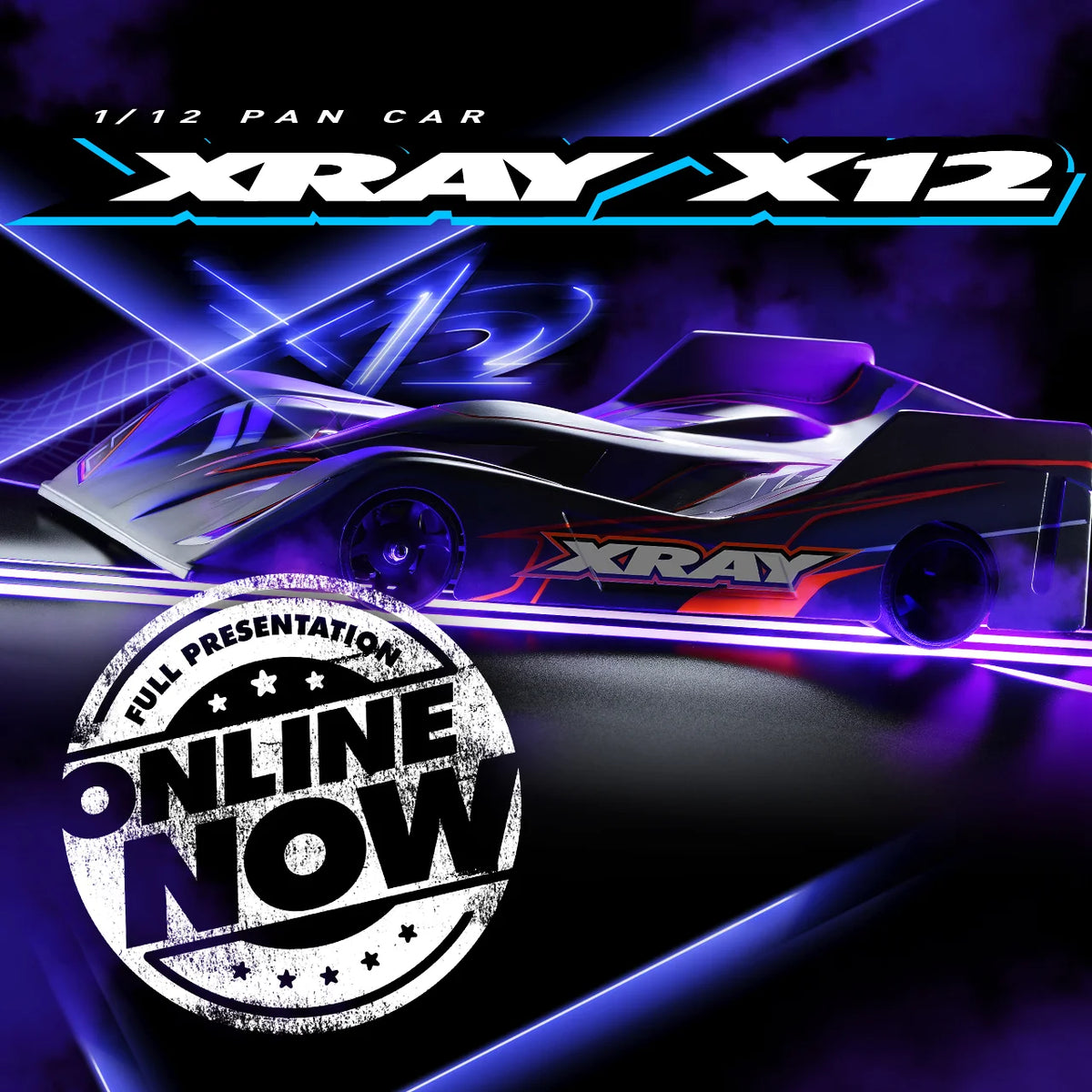XRay - X12 26 1/12 LMP RC PAN CAR KIT (2026) - XR370022