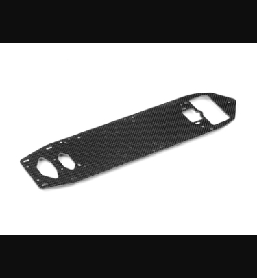 Xray - Xray Spare Parts X10 CARBON 1-PIECE CHASSIS 2.5MM - XR371025