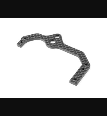 Xray - Xray Spare Parts X1 CARBON REAR POD LOWER PLATE FOR 1-PIECE CHASSIS - REAR - XR371169