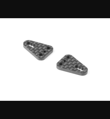 Xray - Xray Spare Parts X1'20/21/23/24 GRAPHITE POD LINK PLATE 2.2MM (2) - XR371185