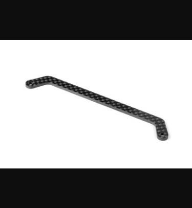 Xray - Xray Spare Parts X12'21/22/23 GRAPHITE FRONT BRACE 2.2MM - XR372090