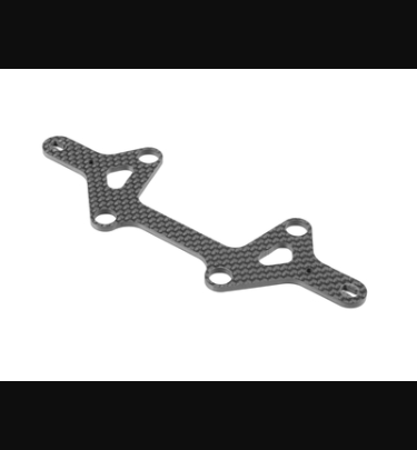 Xray - Xray Spare Parts X12 CARBON LOWER SUSPEN. ARM PLATE FOR 1-PIECE CHASSIS - XR372140