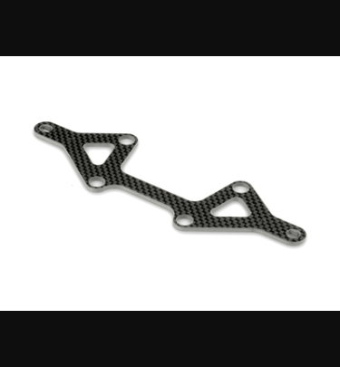 Xray - Xray Spare Parts X10 CARBON LOWER SUSPEN. ARM PLATE FOR 1-PIECE CHASSIS - XR372142