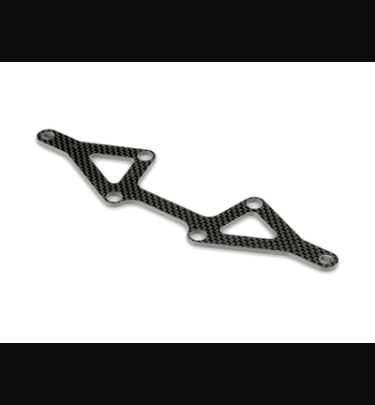 Xray - Xray Spare Parts XP10 CARBON LOWER SUSPEN. ARM PLATE FOR 1-PIECE CHASSIS - XR372143