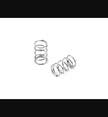 Xray - Xray Spare Parts SPRING 4.25 COILS 3.6x7.5x0.35MM, C=0.7 - SILVER (SOFT) (2) - XR372174