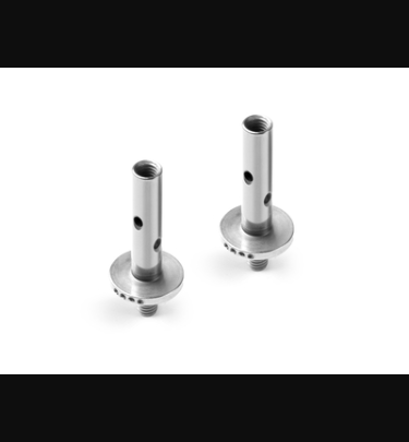 Xray - Xray Spare Parts X12 KINGPIN 4MM WITH HOLES - 0.5Ā°Ā - 4 DOTS - NICKEL COATED (2) - XR372260