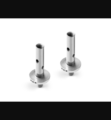 Xray - Xray Spare Parts X12 KINGPIN 4MM WITH HOLES - 1.0Ā° - 3 DOTS - NICKEL COATED (2) - XR372261