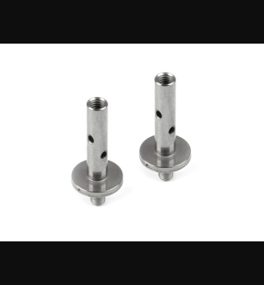 Xray - Xray Spare Parts X12 KINGPIN 4MM WITH HOLES - 1.5Ā° - 1 DOT - NICKEL COATED (2) - XR372262