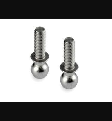 Xray - Xray Spare Parts BALL END 4.9MM WITH 9MM THREAD - HUDY SPRING STEELā„¢ (2) - XR372659