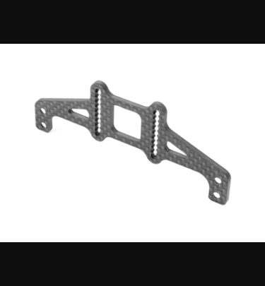 Xray - Xray Spare Parts X1'24 GRAPHITE REAR WING MOUNT 2.5MM - XR373053
