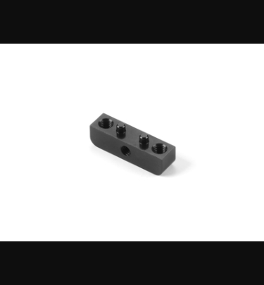 Xray - Xray Spare Parts ALU POD PLATE PIVOT HOLDER FOR 1-PIECE CHASSIS - SWISS 7075 T6 - XR373391