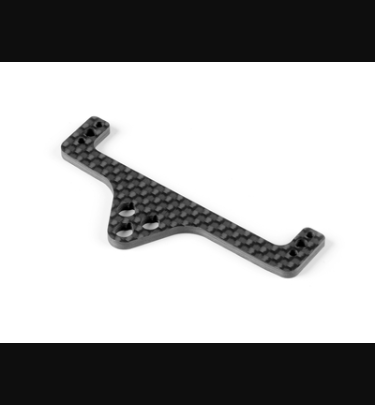 Xray - Xray Spare Parts X12 CARBON REAR POD UPPER PLATE FOR 1-PIECE CHASSIS - XR373558