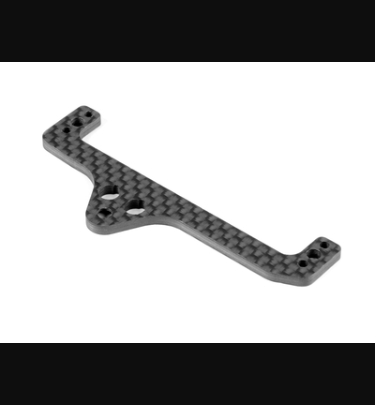 Xray - Xray Spare Parts X1 CARBON REAR POD UPPER PLATE FOR 1-PIECE CHASSIS - XR373559