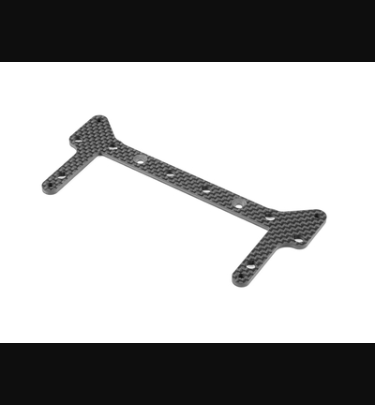 Xray - Xray Spare Parts X12 CARBON REAR BRACE FOR 1-PIECE CHASSIS - XR376112