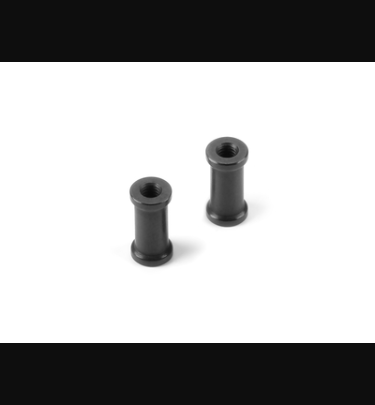 Xray - Xray Spare Parts ALU MOUNT 10.0MM WITH M2.5 THREAD - BLACK (2) - XR376381