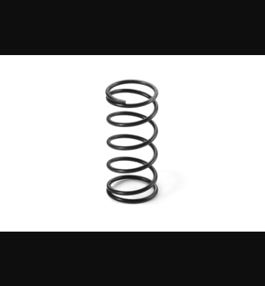 Xray - Xray Spare Parts SHOCK SPRING PROGRESSIVE C=1.4-1.9 - BLACK - 1 DOT - XR378095