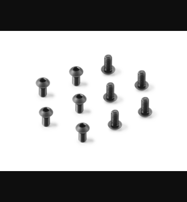 Xray - Xray Spare Parts HEX SCREW SH M2.5x5 (10) - XR902255
