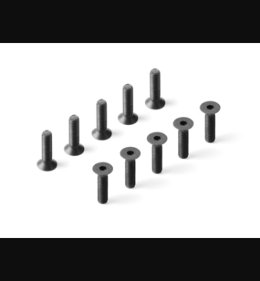 Xray - Xray Spare Parts HEX SCREW SFH M2.5x10 (10) - XR903260