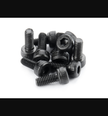 Xray - Xray Spare Parts HEX SCREW SOCKET HEAD CAP M2.5x6 (10) - XR908256