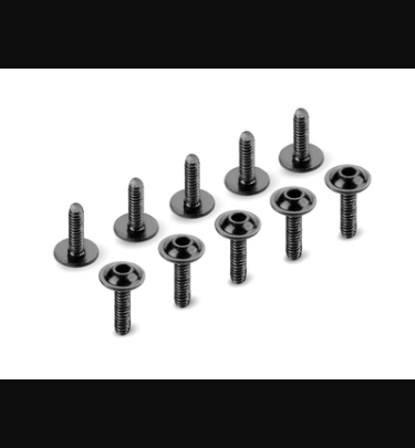 Xray - Xray Spare Parts HEX SCREW FLANGED SH M2.5x6 (10) - XR911256