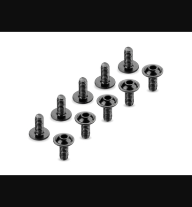 Xray - Xray Spare Parts HEX SCREW FLANGED SH M3x5 (10) - XR911305