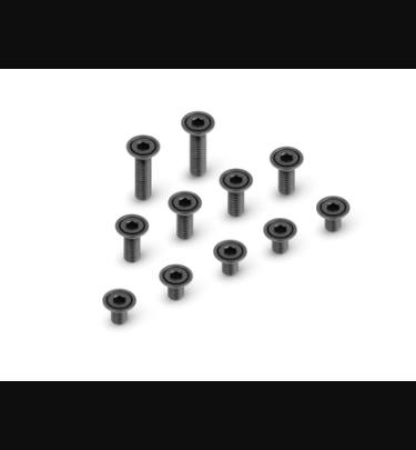 Xray - Xray Spare Parts HEX SCREW 110Ā° FOR 371125 X12 CHASSIS - HUDY SPRING STEELā„¢ (11) - XR913301