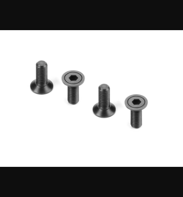 Xray - Xray Spare Parts HEX SCREW 110Ā° SFH M3x8 - CNC MACHINED - HUDY SPRING STEELā„¢ (4) - XR913308