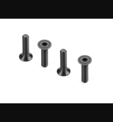 Xray - Xray Spare Parts HEX SCREW 110Ā° SFH M3x12 - CNC MACHINED - HUDY SPRING STEELā„¢ (4) - XR913312
