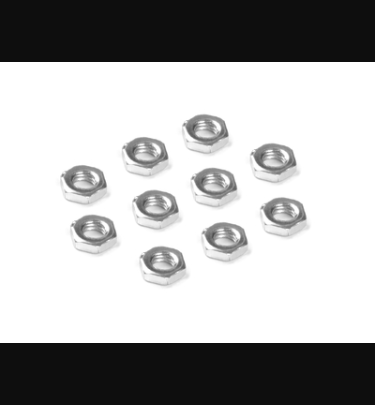 Xray - Xray Spare Parts NUT M3 - THIN (10) - XR960033