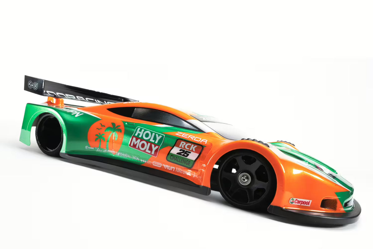 ZooRacing - Zerda - 1/10 GT12 LMGT3 Car Body - 205mm Wheelbase - CLEAR 0.7mm REGULAR - ZR-0025-07 (F-170mm R178mm Wide)