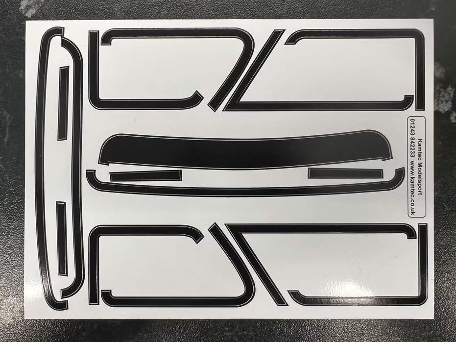 Kamtec - 1/12 MINI Manic 750 Lexan Body (No Wing) FREE Stickers - Fits all GT12 Minis Battcave / Kamtec / Mardave / Mini Assassin (CLEAR BODY) (160mm wide by 178mm wheelbase) (Standard Thickness) (No Spoiler)