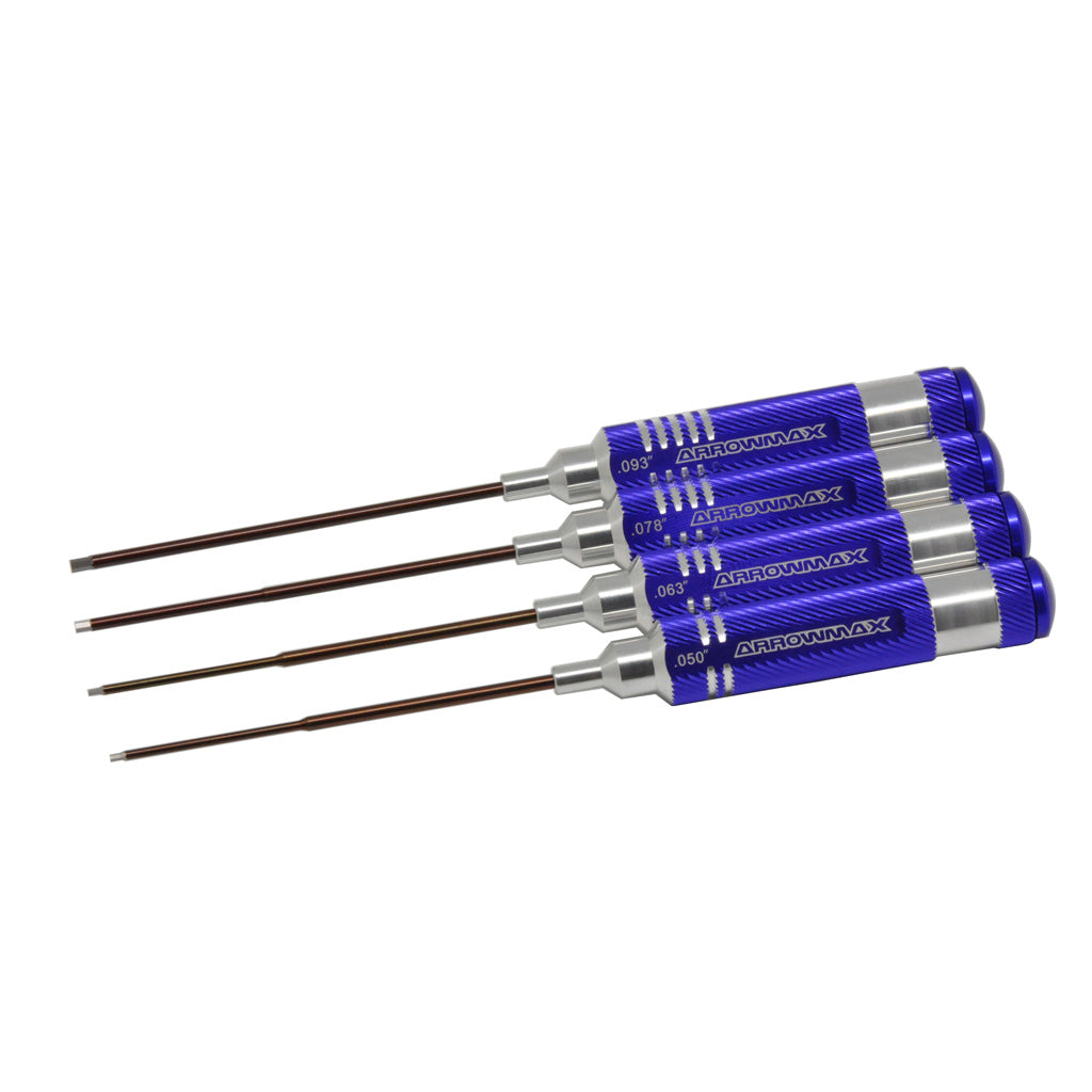 Arrowmax - Allen Wrench Set .050; .063; .078; .093-4 Pcs - AM110882