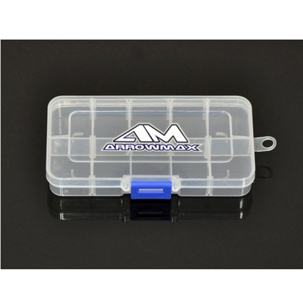 ARROWMAX RC CAR/BUGGY PINION/FIXINGS STORAGE PARTS BOX (10 BIN) 132X68X22MM - AM199521