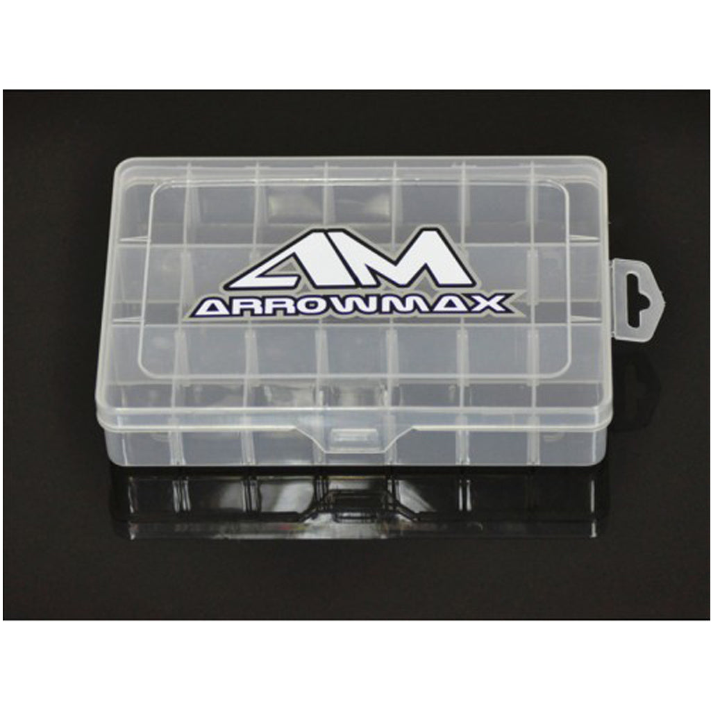 ARROWMAX RC CAR/BUGGY STORAGE PARTS BOX 196X132X41MM (21 BIN) AM199522