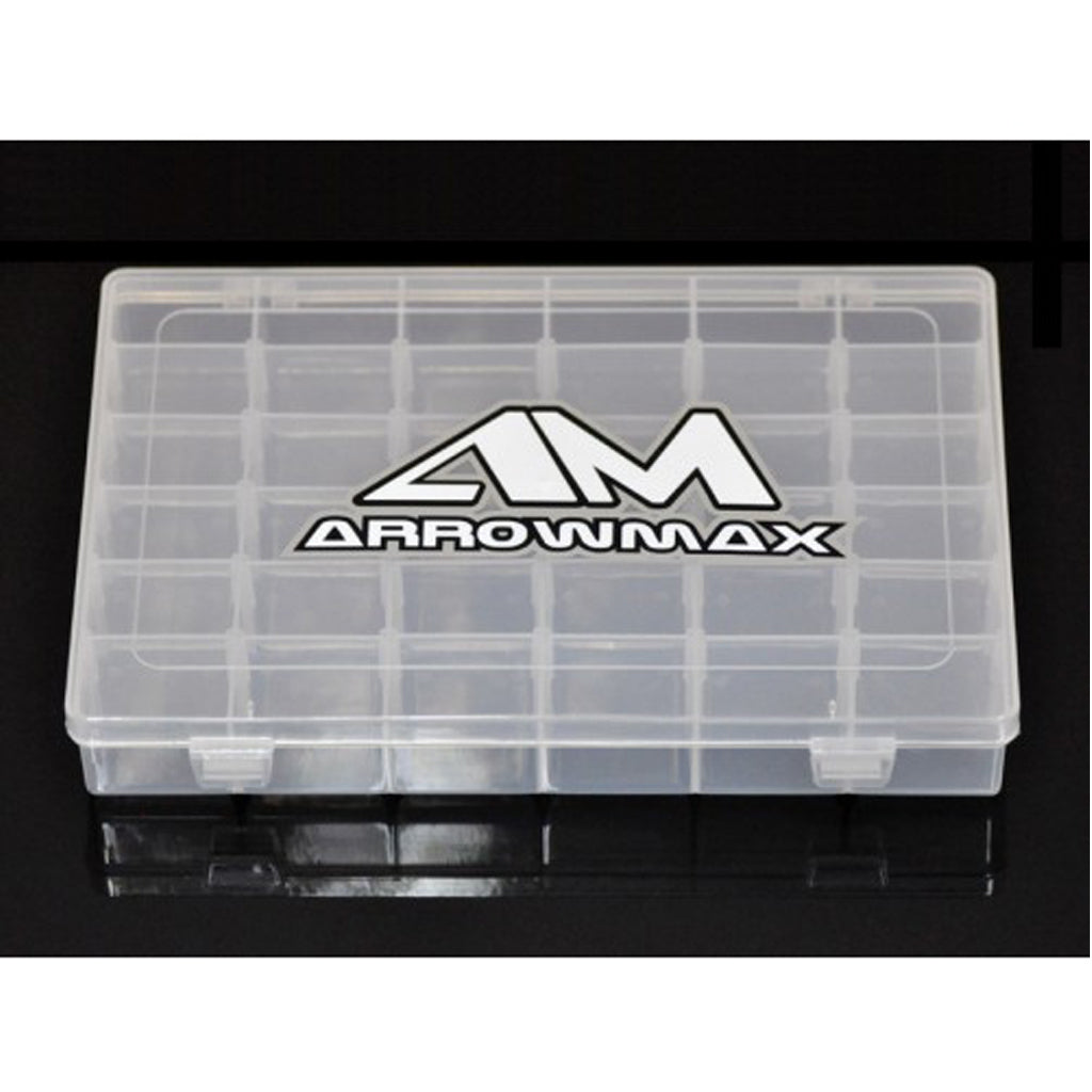 ARROWMAX RC CAR/BUGGY STORAGE PARTS BOX 272X175X43MM (36 BINS) - AM199523