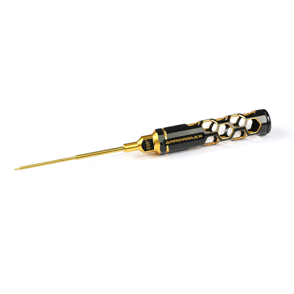 Arrowmax - Allen Wrench .035 x 100mm Black Golden - AM410239BG