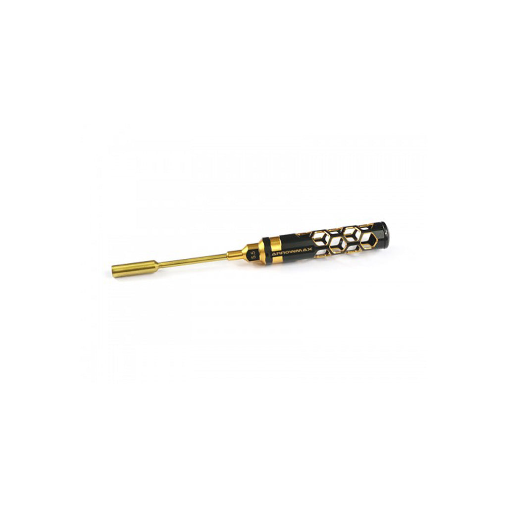 Arrowmax - Nut Driver 5.5 x 100mm Black Golden - AM450155BG
