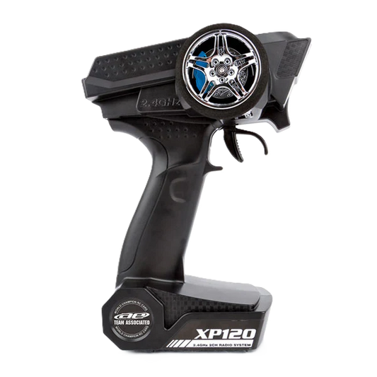 TEAM ASSOCIATED - XP120 2.4GHZ 2CH RADIO SYSTEM (WHEEL) & Rx (New - Not in Box)