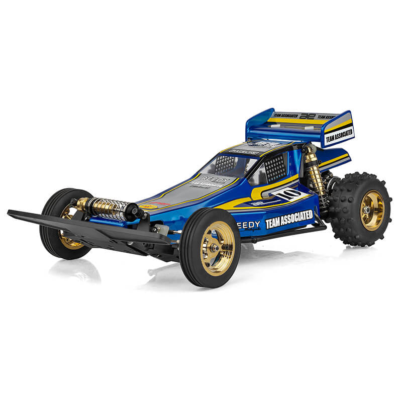 TEAM ASSOCIATED - 1/10 RC Buggy 2WD RC10 ULTRA FOX KIT (Retro 80's) - AS6051