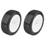 ASSOCIATED - RB10 RTR FRONT WHEELS & TYRES MOUNTED - AS72018 (Hex Fitment - fits any 1/10 Buggy)