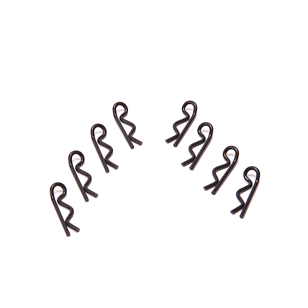 Aerox - Aerox Handed Body Clips - Black (pk8) - AX034