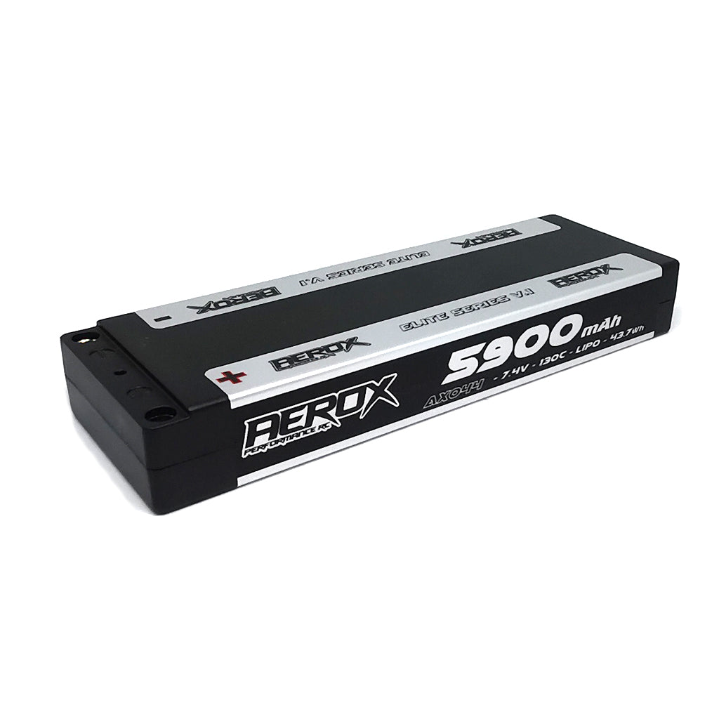 Aerox - AEROX ELITE LiPo 5900mAh Stick 7.4v 130C 19.5mm - AX044